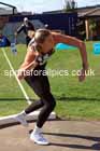 Heptathlon shot putt, 2025 EAP International Combined Events, Hexham, Northumberland.  Photo: David T. Hewitson/Sports for All Pics